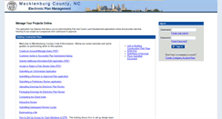 Desktop Screenshot of epm.mecklenburgcountync.gov